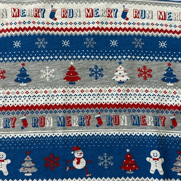 Women’s Brooks Running Base Layer Holiday Christmas Small Tee Top Run Jolly - Picture 2 of 6